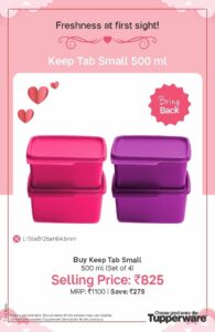 Tupperware small boxes 